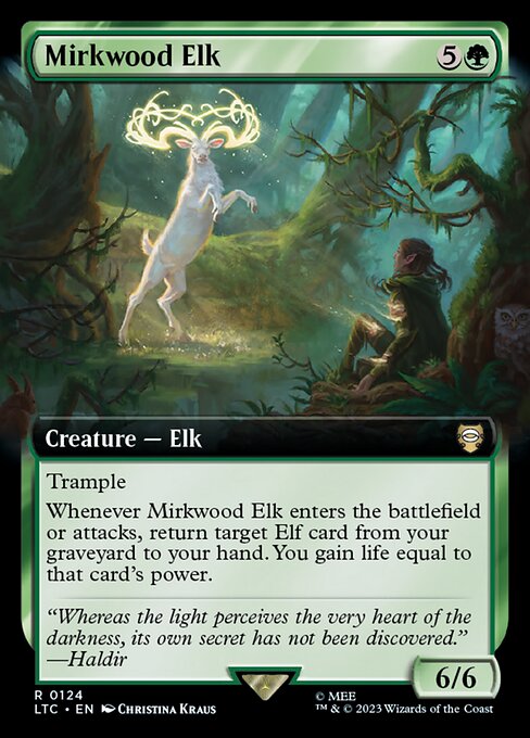 Mirkwood Elk — Tales of Middle-earth Commander #124 — Non Foil — reference image 1