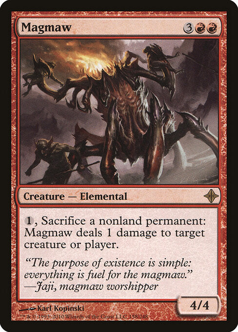 Magmaw — Rise of the Eldrazi #158 — Foil — reference image 1