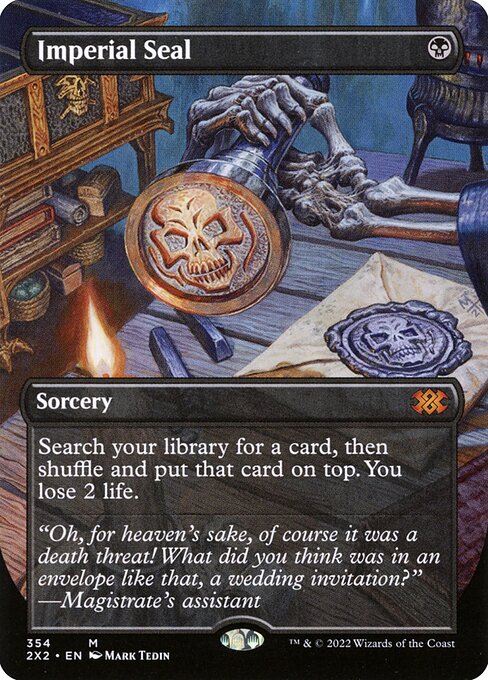 Imperial Seal — Double Masters 2022 #354 — Foil — reference image 1