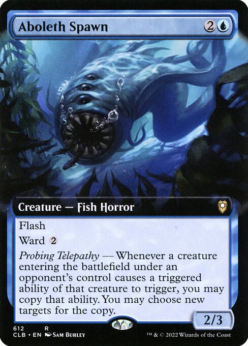 Aboleth Spawn — Commander Legends: Battle for Baldur's Gate #612 — Non Foil — reference image 1