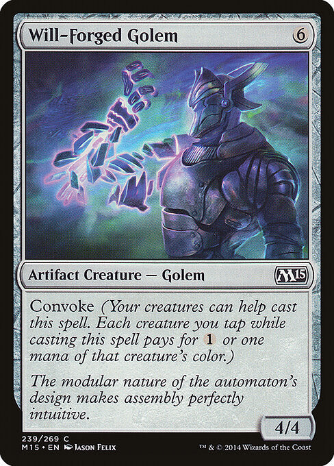 Will-Forged Golem — Magic 2015 #239 — Non Foil — reference image 1
