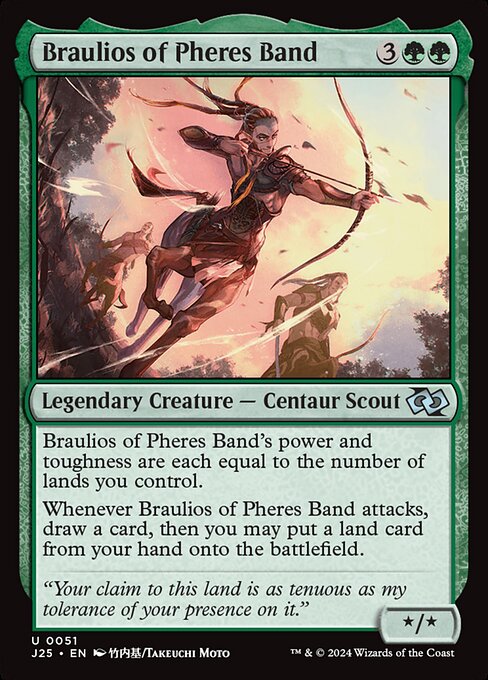 Braulios of Pheres Band — Foundations Jumpstart #51 — Non Foil — reference image 1