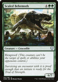 Scaled Behemoth — Commander Legends #251 — Foil — reference image 1