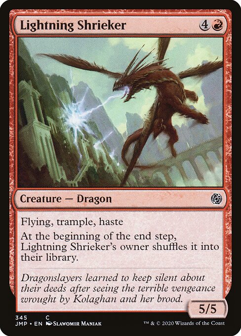 Lightning Shrieker — Jumpstart #345 — Non Foil — reference image 1