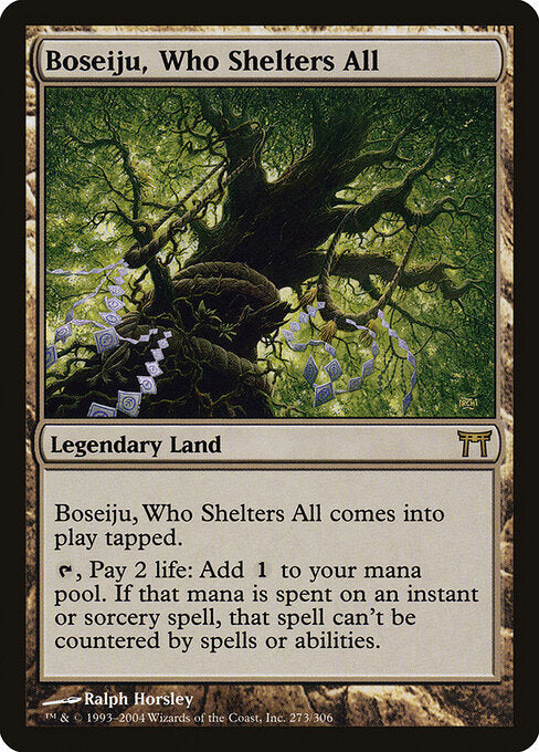 Boseiju, Who Shelters All — Champions of Kamigawa #273 — Non Foil — reference image 1
