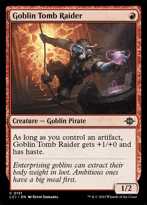 Goblin Tomb Raider — The Lost Caverns of Ixalan #151 — Non Foil — reference image 1