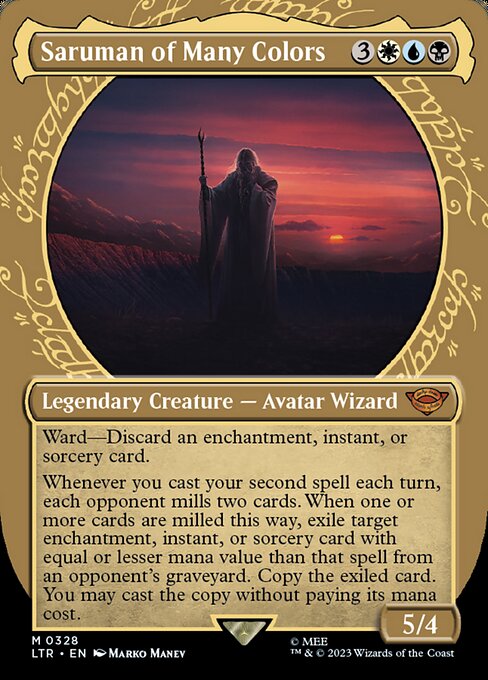 Saruman of Many Colors — The Lord of the Rings: Tales of Middle-earth #328 — Non Foil — reference image 1