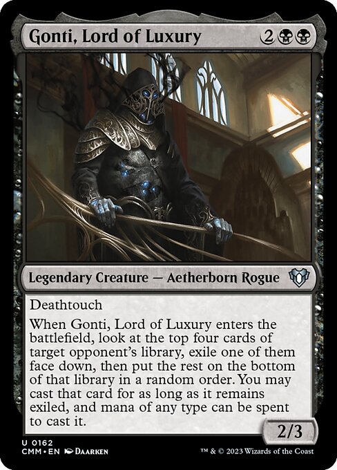 Gonti, Lord of Luxury — Commander Masters #162 — Non Foil — reference image 1