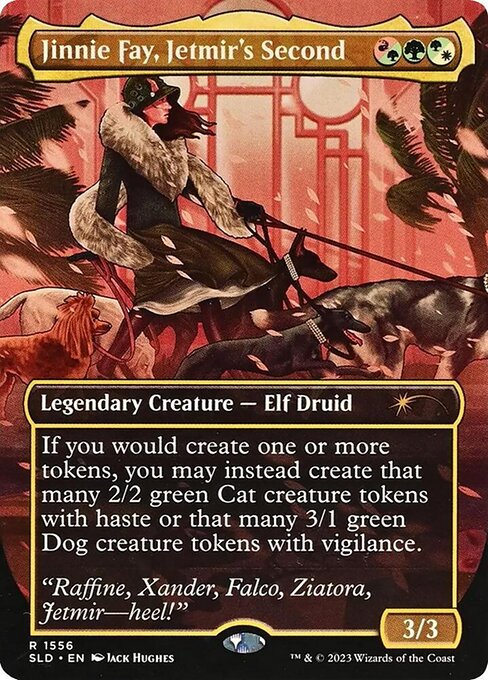 Jinnie Fay, Jetmir's Second // Jinnie Fay, Jetmir's Second — Secret Lair Drop #1556 — Non Foil — reference image 1