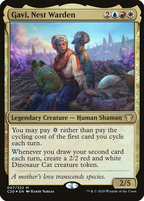 Gavi, Nest Warden — Commander 2020 Oversized #7 — Foil — reference image 1