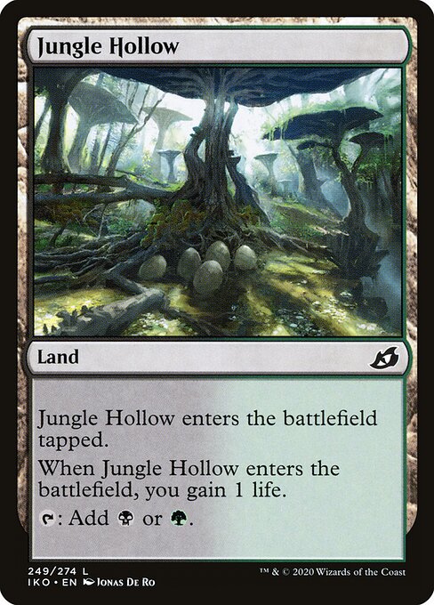 Jungle Hollow — Ikoria: Lair of Behemoths #249 — Foil — reference image 1