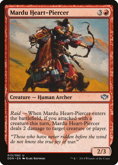 Mardu Heart-Piercer — Duel Decks: Speed vs. Cunning #13 — Non Foil — reference image 1