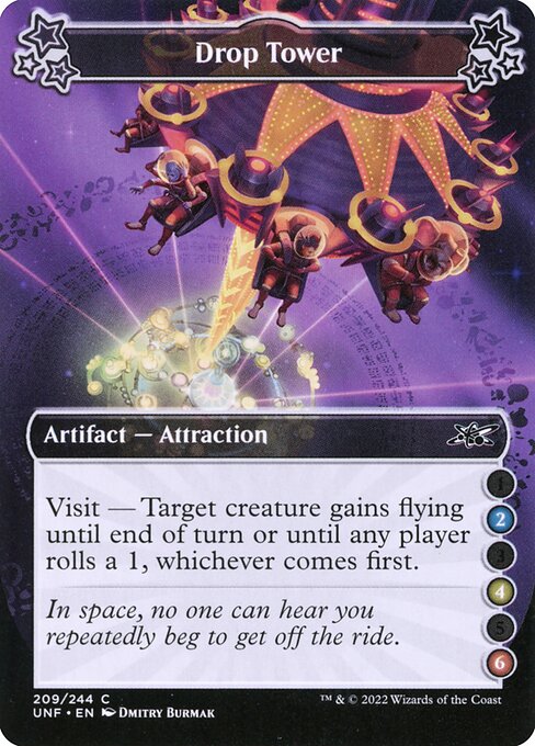 Drop Tower — Unfinity #209b — Foil — reference image 1