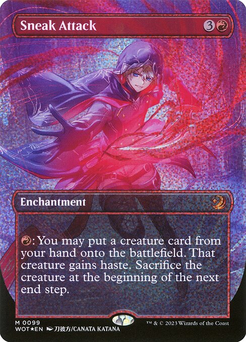 Sneak Attack — Wilds of Eldraine: Enchanting Tales #99 — Foil — reference image 1