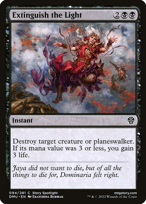 Extinguish the Light — Dominaria United #94 — Foil — reference image 1