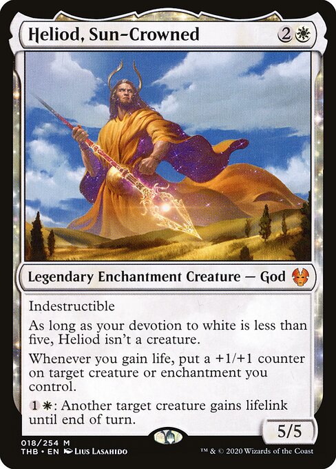Heliod, Sun-Crowned — Theros Beyond Death #18 — Foil — reference image 1