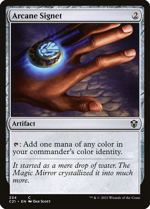 Arcane Signet — Commander 2021 #234 — Non Foil — reference image 1