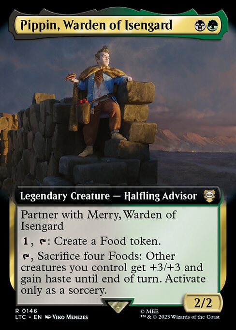 Pippin, Warden of Isengard — Tales of Middle-earth Commander #146 — Non Foil — reference image 1