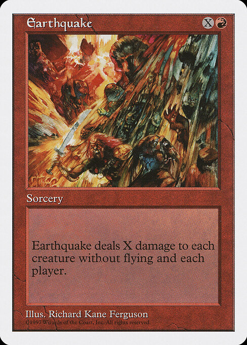 Earthquake — Fifth Edition #223 — Non Foil — reference image 1