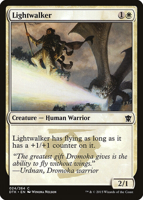 Lightwalker — Dragons of Tarkir #24 — Foil — reference image 1