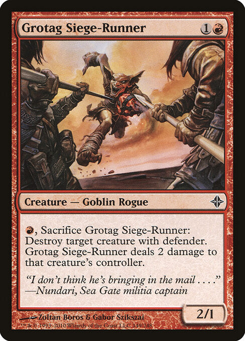 Grotag Siege-Runner — Rise of the Eldrazi #149 — Non Foil — reference image 1
