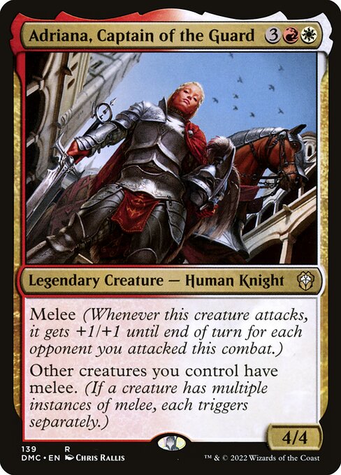 Adriana, Captain of the Guard — Dominaria United Commander #139 — Non Foil — reference image 1