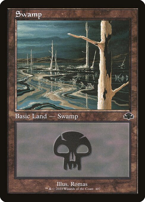 Swamp — Dominaria Remastered #407 — Non Foil — reference image 1