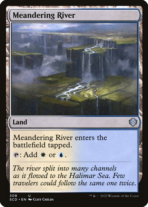 Meandering River — Starter Commander Decks #308 — Non Foil — reference image 1