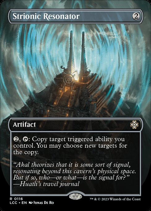 Strionic Resonator — The Lost Caverns of Ixalan Commander #116 — Foil — reference image 1