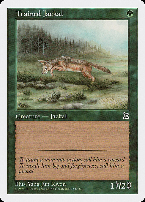 Trained Jackal — Portal Three Kingdoms #155 — Non Foil — reference image 1