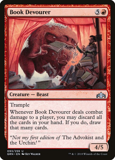 Book Devourer — Guilds of Ravnica #93 — Non Foil — reference image 1