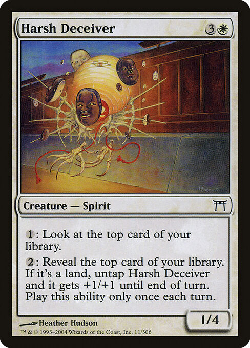 Harsh Deceiver — Champions of Kamigawa #11 — Non Foil — reference image 1
