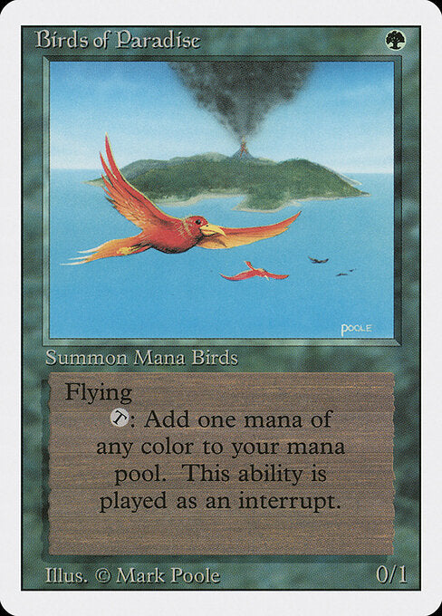 Birds of Paradise — Revised Edition #187 — Non Foil — reference image 1