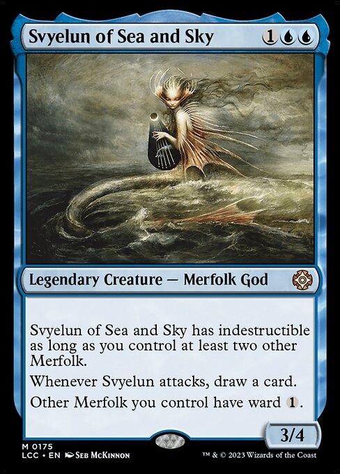 Svyelun of Sea and Sky — The Lost Caverns of Ixalan Commander #175 — Non Foil — reference image 1