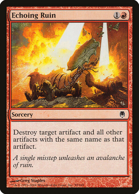 Echoing Ruin — Darksteel #59 — Foil — reference image 1