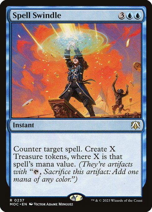 Spell Swindle — March of the Machine Commander #237 — Non Foil — reference image 1