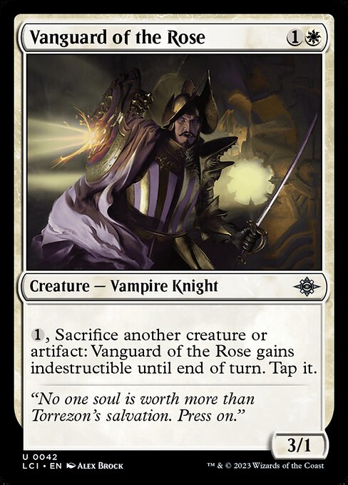 Vanguard of the Rose — The Lost Caverns of Ixalan #42 — Foil — reference image 1
