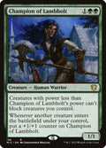 Champion of Lambholt — Midnight Hunt Commander #136 — Non Foil — reference image 1
