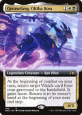 Greasefang, Okiba Boss — Kamigawa: Neon Dynasty #485 — Foil — reference image 1