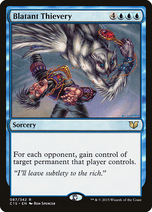 Blatant Thievery — Commander 2015 #87 — Non Foil — reference image 1