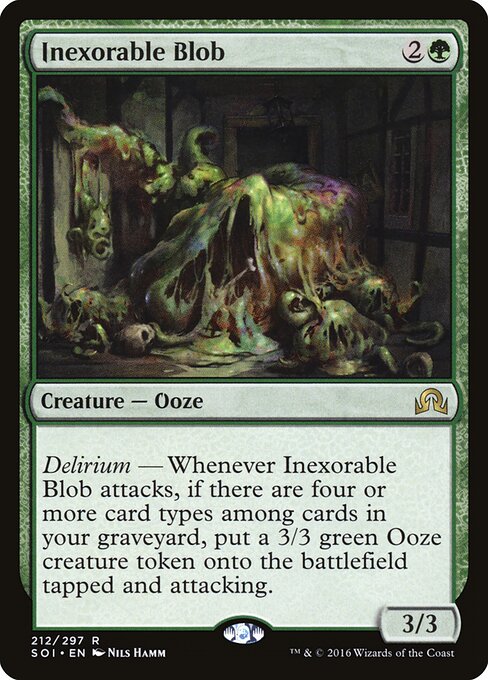Inexorable Blob — Shadows over Innistrad #212 — Non Foil — reference image 1