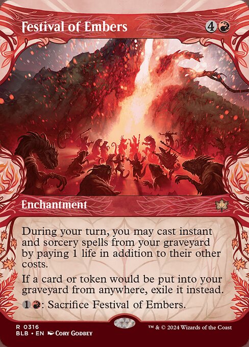 Festival of Embers — Bloomburrow #316 — Non Foil — reference image 1