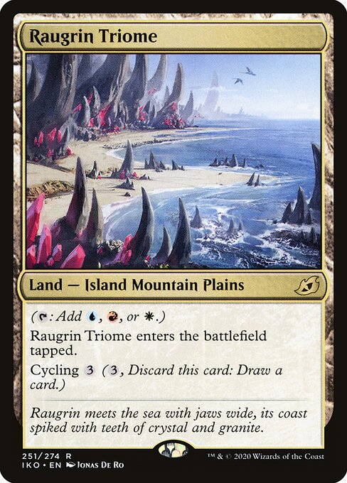 Raugrin Triome — Ikoria: Lair of Behemoths #251 — Foil — reference image 1