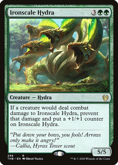Ironscale Hydra — Theros Beyond Death #296 — Non Foil — reference image 1