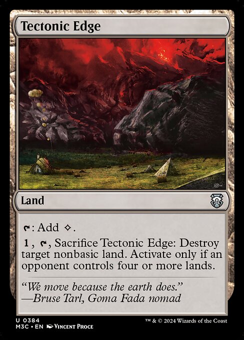 Tectonic Edge — Modern Horizons 3 Commander #384 — Non Foil — reference image 1
