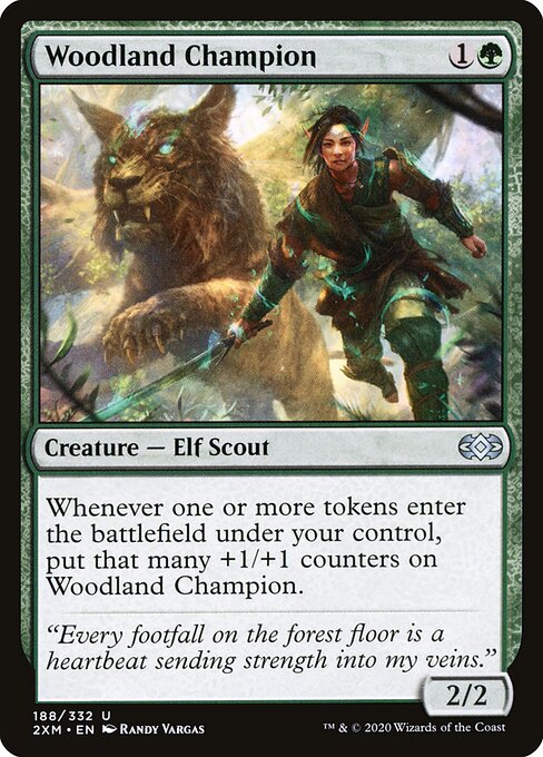 Woodland Champion — Double Masters #188 — Foil — reference image 1