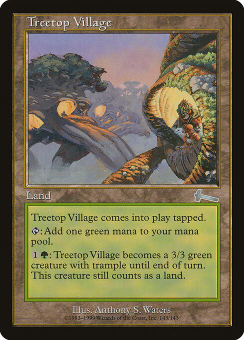 Treetop Village — Urza's Legacy #143 — Non Foil — reference image 1