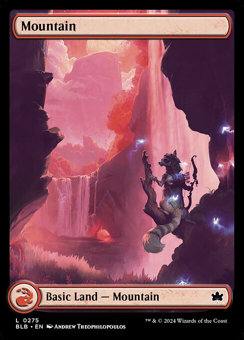 Mountain — Bloomburrow #275 — Foil — reference image 1