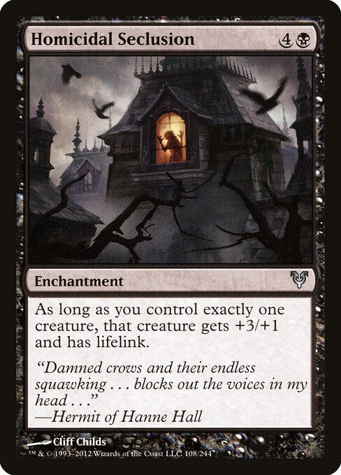 Homicidal Seclusion — Avacyn Restored #108 — Non Foil — reference image 1