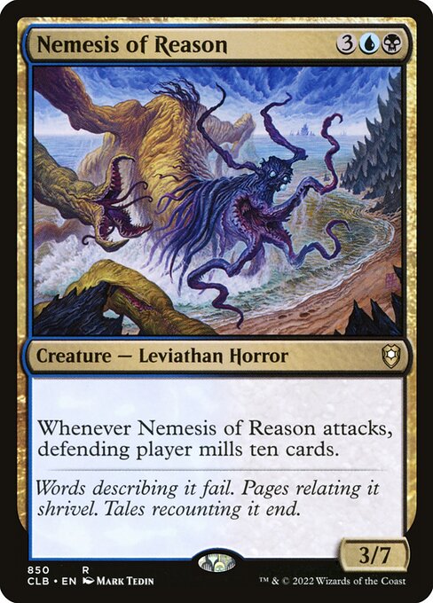 Nemesis of Reason — Commander Legends: Battle for Baldur's Gate #850 — Non Foil — reference image 1